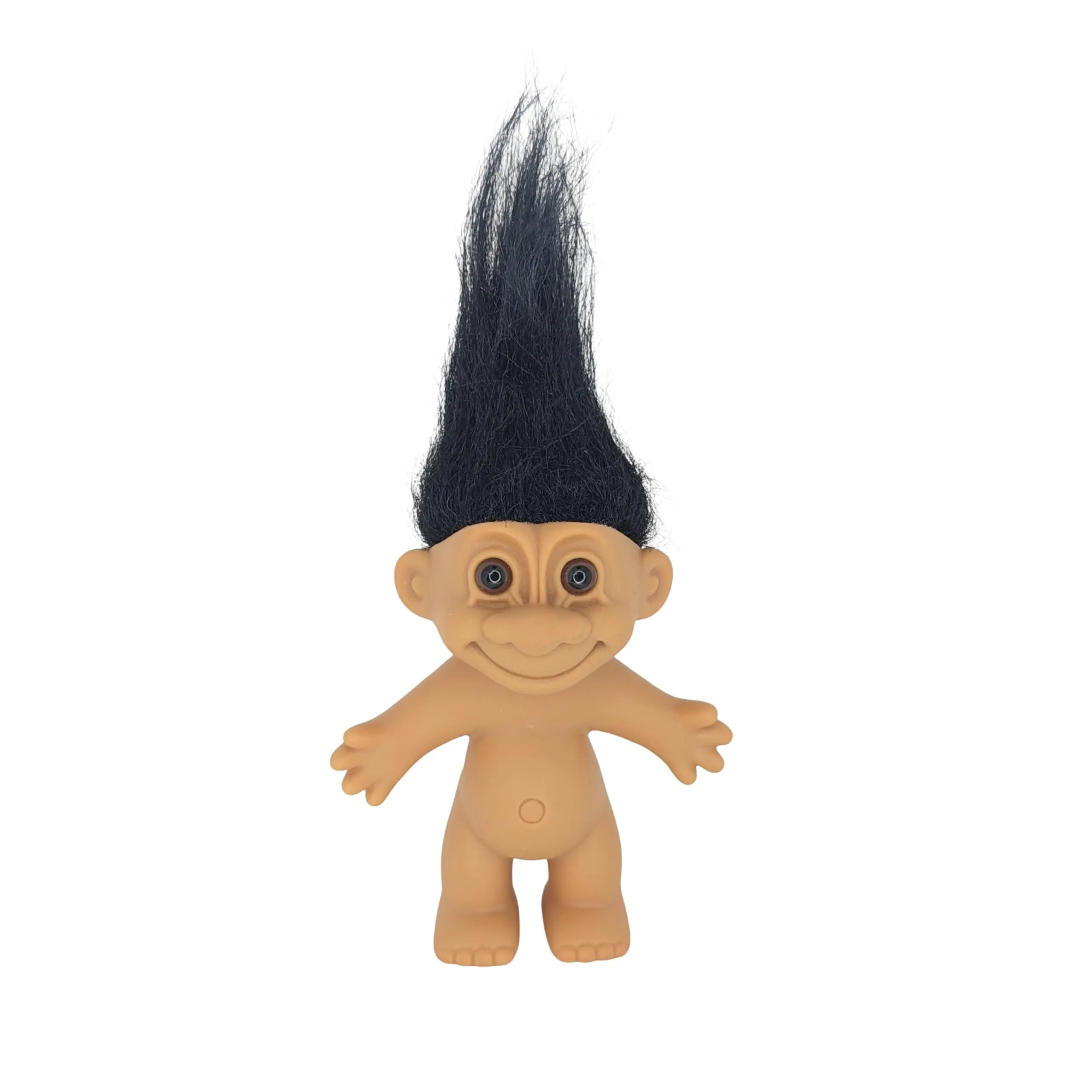 Troll Doll Black Hair Vintage Retro 5 inch Gift
