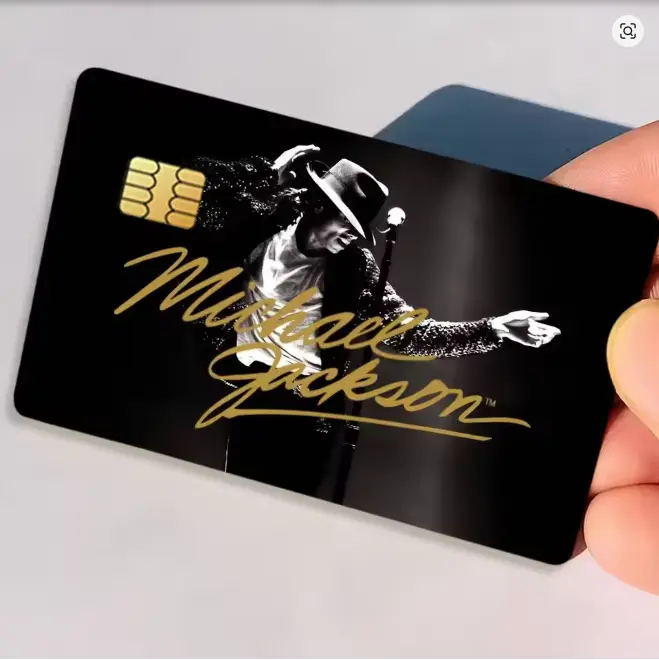 Singer Michael Jackson Credit Card Stickers Skin For Bank Debit Decorative Protection Scratch-resistant Gift