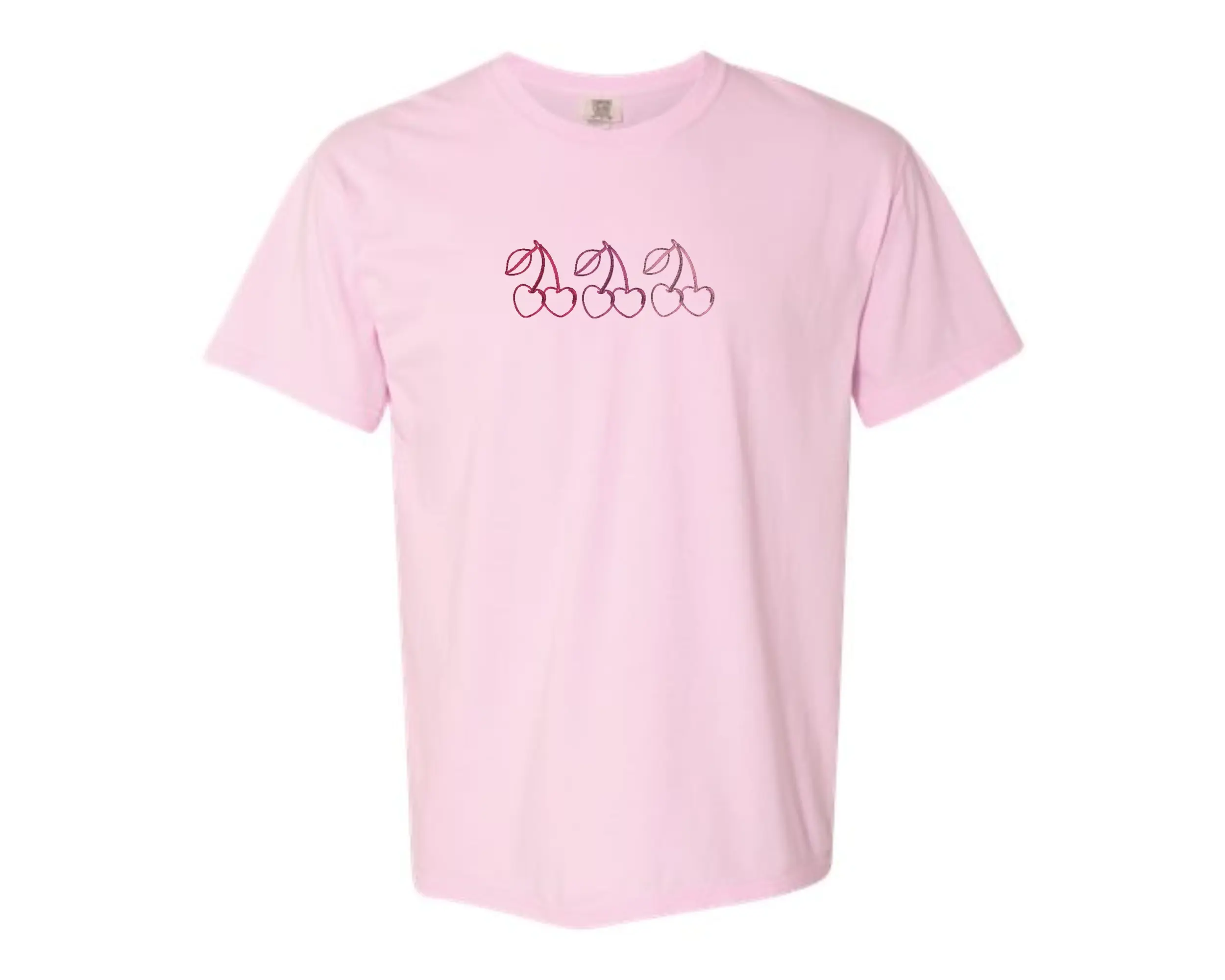 Embroidered Coquette Cherry Tshirt, Embroidered Tshirt