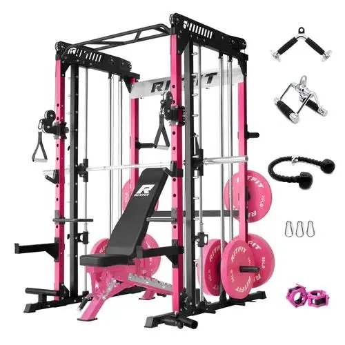 Pink Package(Bench and 370lb Plates included)