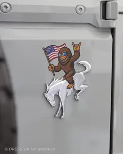 Patriot Mode — Bronco Emblem Vinyl Decal (4th July Edition)