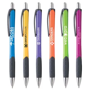 Personalized Ved Tropics Grip Click Pen Printed with Your Logo