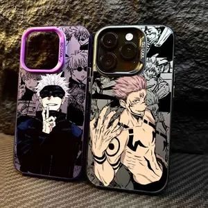 Jujutsu Kaisen Sukuna Gojo Satoru Anime Coque for iPhone 17,16,15,14,13,12,11,Pro,Max,Plus Phone Cover, It Is An Excellent Choice As A Gift.