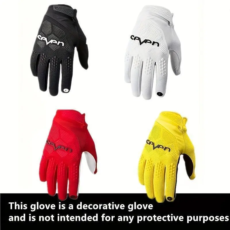 Racing Gloves - Motocross, Dirt Bike, Bicycle Sports Gloves, Ideal for Christmas Gifting