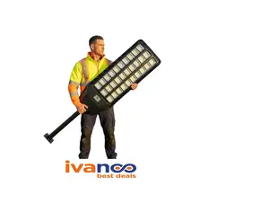 Solar Light Street Commercial 9000W| 50,400LM | Dusk-Dawn | Battery Level Indicator