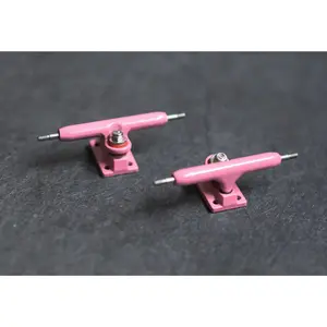 32mm Prodigy Gen2 Pro Fingerboard Trucks - Pink Colorway - Includes Pro Duro Bubble Bushings