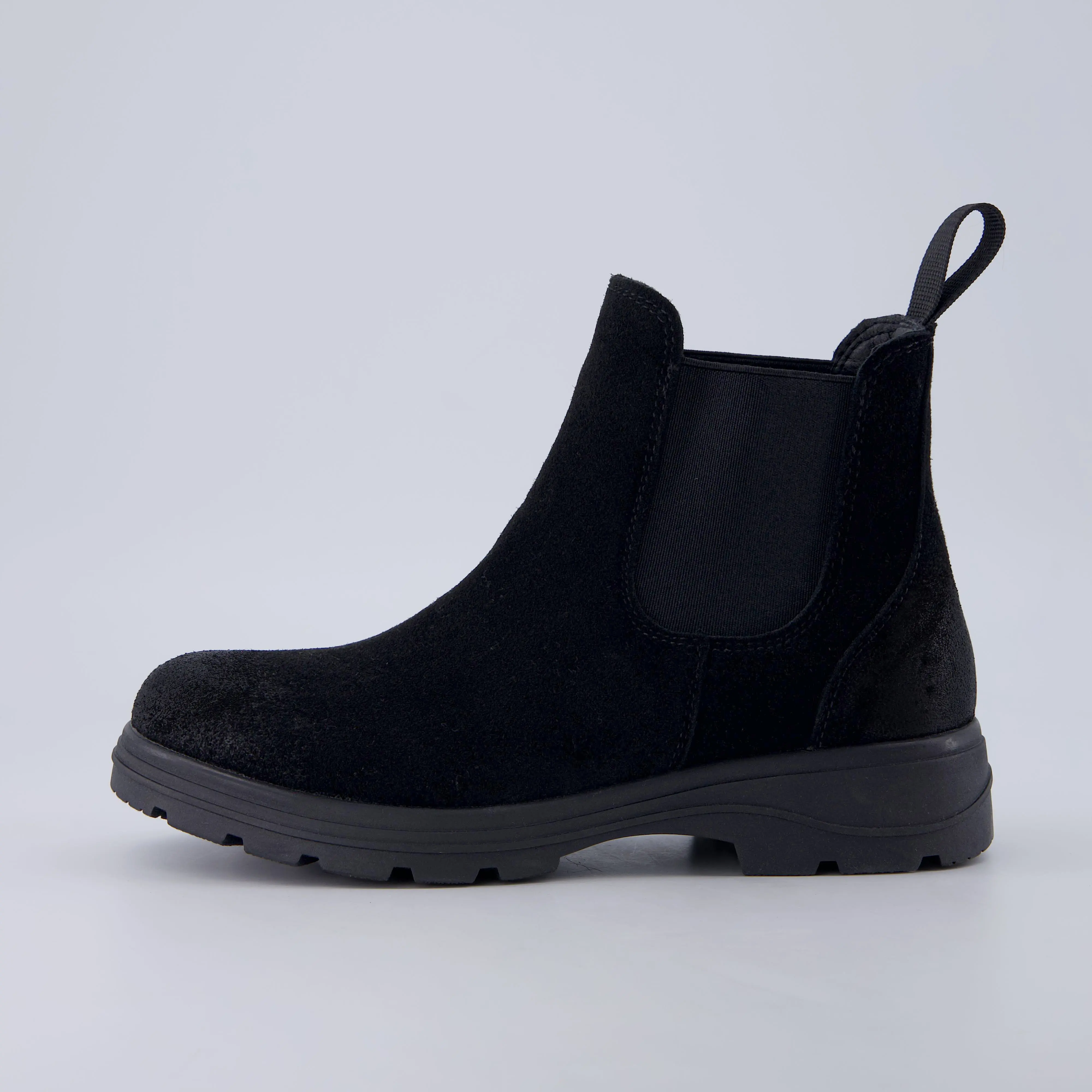 Cushionaire Britain-L Women's Chelsea Boots | Genuine Suede Ankle Boots for Women with Cushioned Insole and Lug Sole