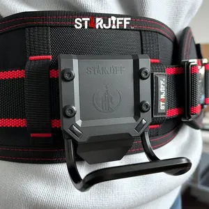 STARJIFF Durable Belt Hammer Holder, Easy Carry Design, Solid Rivet Structure, Half Matte Finish, Weather Resistant, Ideal for Construction, Woodworking, Outdoor Use