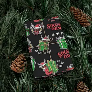 ST Christmas Wrapping Paper, Stranger Wrapping Paper, Christmas Gift