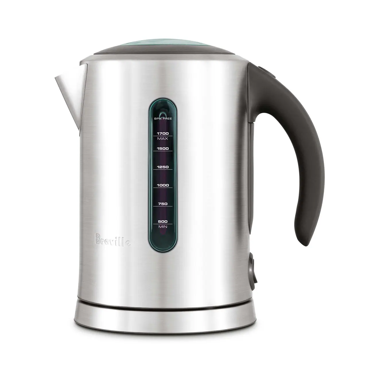 Breville Soft Top Pure Cordless Electric Kettle - 7-Cup (1.7L) Capacity, BPA-Free, Quick Boil, Scale Filter, Kitchen Appliances