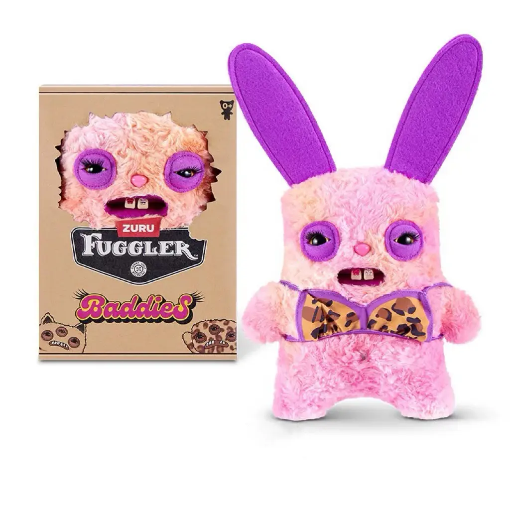 Fuggler Baby Baddies Plush Confirmed Box, Weird Cute Monster Plush, Collectible Plush Toy Surprise Gift