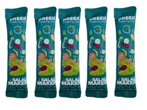 Salad Maker - Greek - Dry Salad Dressing Mix Flavor Spice - 5PK Salt Lemon
