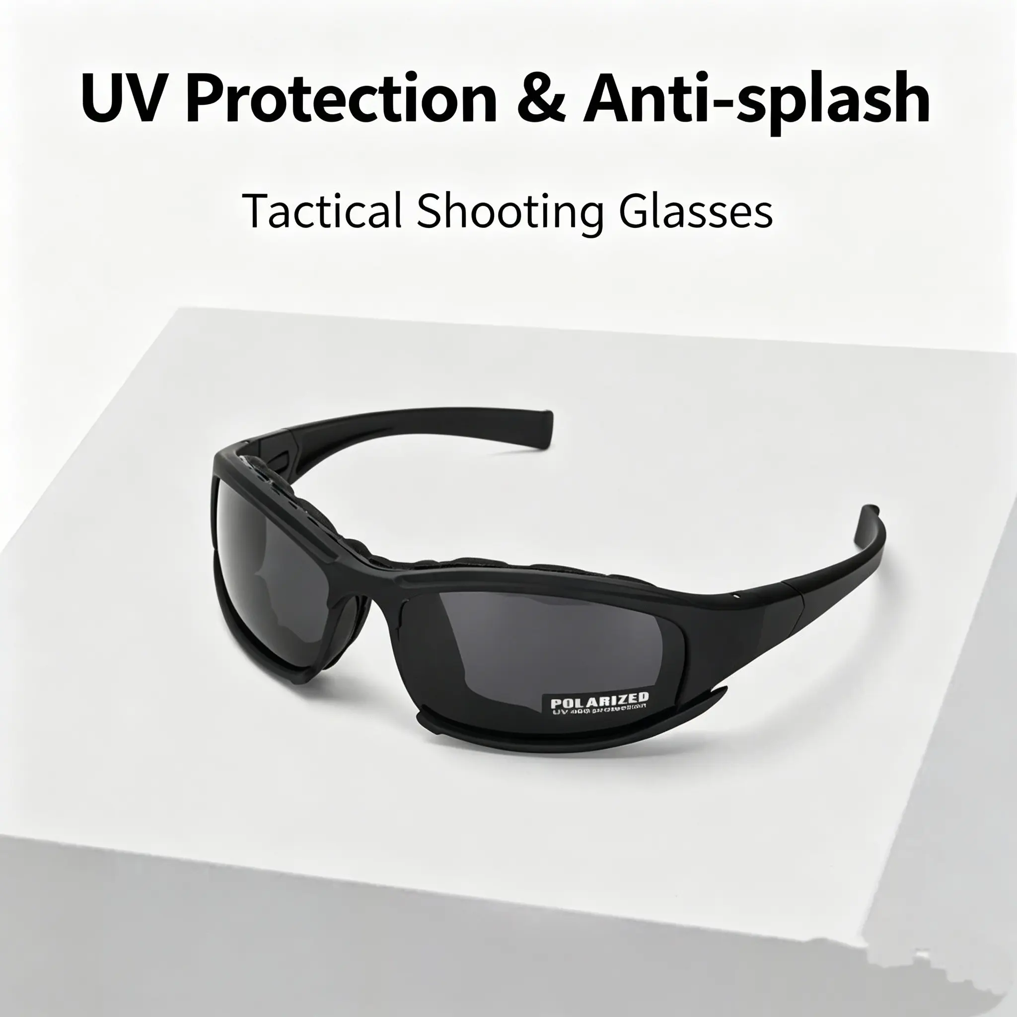 Unisex Tactical Goggles, Safety Glasses Goggles, Anti-Explosion Impact Resistance, Polarized Lens Single Piece Set, Military Enthusiast Protective Eyewear, Safety Gear, Safety Equipment