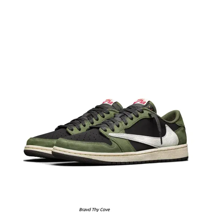 Olive Black Contrast Suede Low Top Skate Shoes Vintage Cream Gum Cushion Midsole Two Different Heel Print Details Soft Suede & Leather Breathable Street Casual Sneakers Unisex