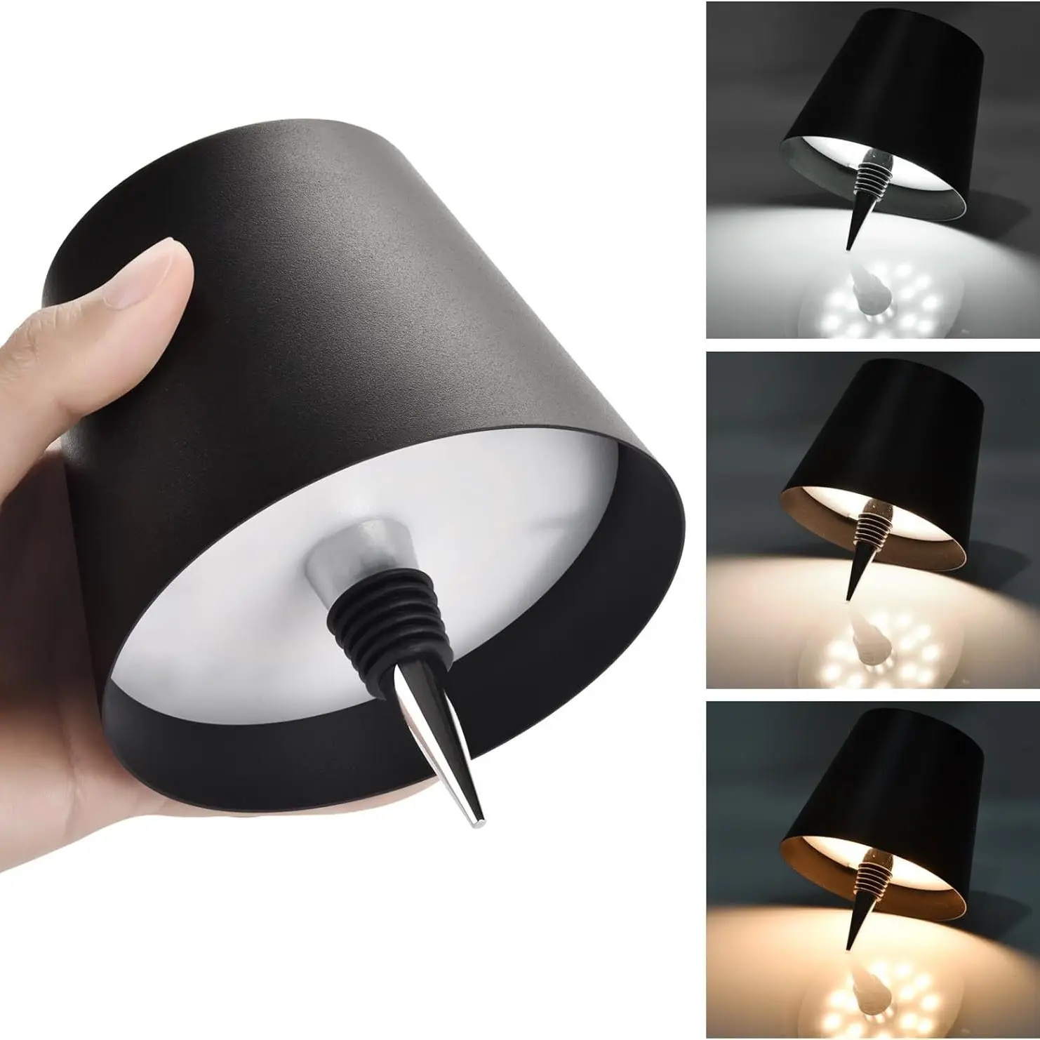 3 Color Rechargeable Decorative Bottle Lamp, Wireless Ambient Light for Parties, Bars, Festivals & Home Decor Table Lighting 2026 New