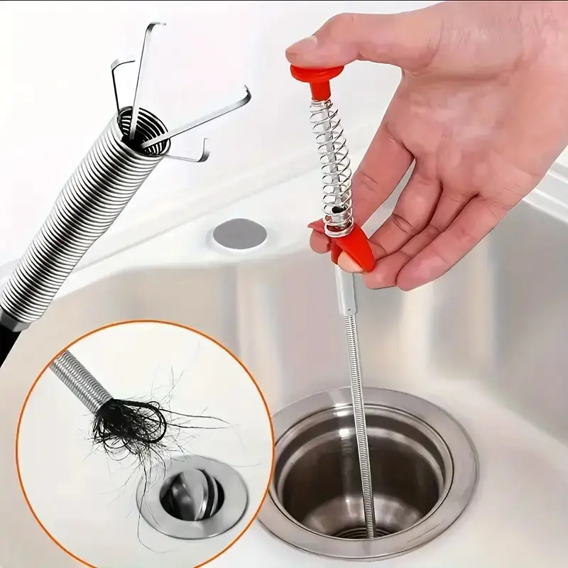 Flexible Handheld Grabber Tool with Four Claws, Bendable Hose Picker, Ideal for Trash Removal, Kitchen Sinks, Drains, Drain Clog Remover, Toilet Plungers