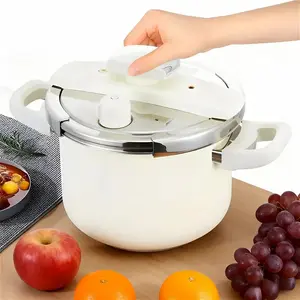 New High-Pressure Stainless Steel Gas Induction Cooker, Universal 6L Capacity, Single Hand Twist Switch, 120kpa Safety Relief Valve, Pressure Cookers