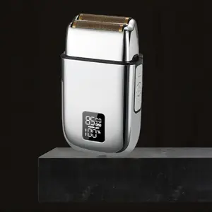 Professional Electric Beard Hair Clipper, cordless beard trimming, Waterproof Hair Trimmer, Digital Display Trimmer, Multifunctional Shaver for Home and Barber Shop Use, Ideal Gift for Men