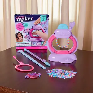 Cool Maker Bracelet Studio for Kids Ages 7+ with 1220 Beads & 10 Feature Beads for 15 Friendship Bracelets