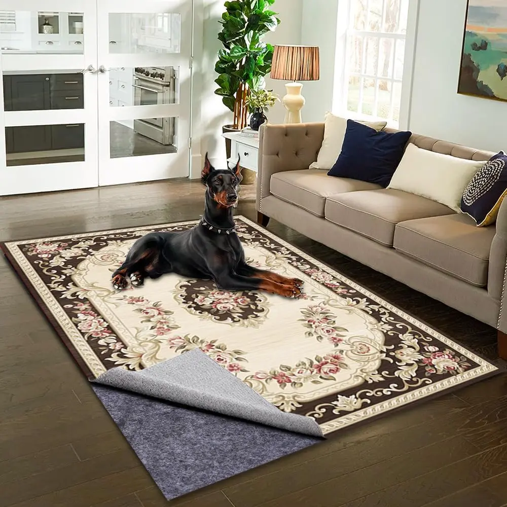 Non-Slip Rug Pad 8x10 for Large Area Rugs Durable Felt Floor Protection pad for All Floors, Suitable for . Rug Pads Keep Rugs in Place and Provide Cushioning