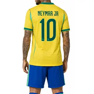 Neymar Jr #10 Brazil Soccer Jersey, Football Fan Shirt, National Team Supporter Gift