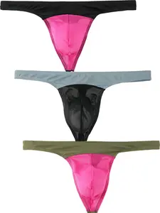 3pcs Men's Mesh Ultra-Thin Transparent Underwear Set, Breathable Sweat-Absorbing Gym Shorts, Fashionable Summer Comfort Wear