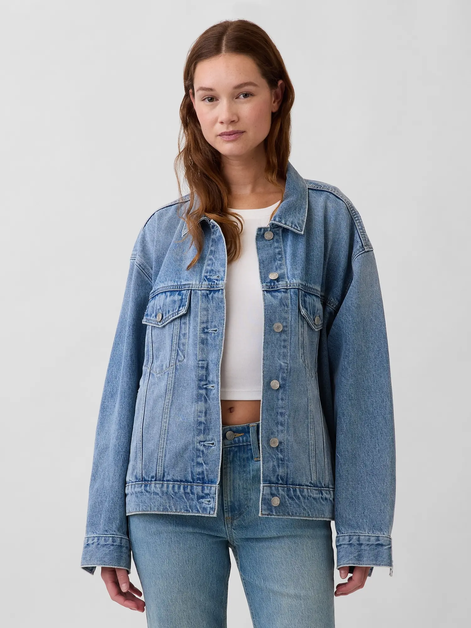 Gap Women's Oversized Icon Denim Jacket