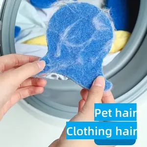 5pcsWashing machine adhesive hair remover specialized for Various Laundry Needs, filtering, anti deformation, hair suction, household anti winding, hair removal and cleaning