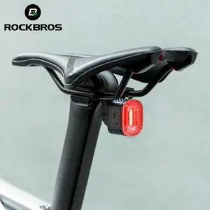 ROCKBROS Bike Tail Light Q2 LED Light Waterproof Memory Function Bicycle Rear Light Ultralight 5 Modes ABS Back Safety Taillight Bike Accessories