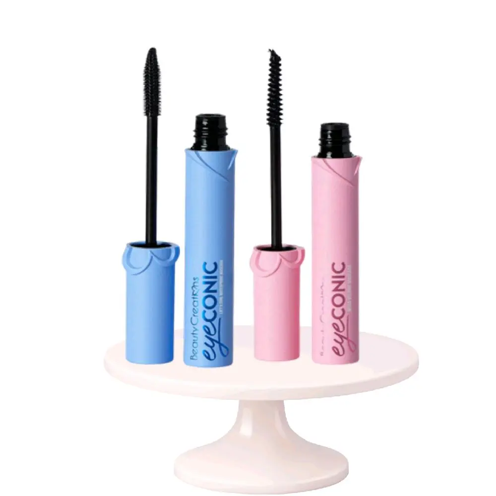 Beauty Creations Mega Volume & Lift & Curl Waterproof Mascara Keep the Drama going all day long with our new Eyeconic Lift & Curl Waterproof Mascara. The ultra black formula offers big volume and a bold curl