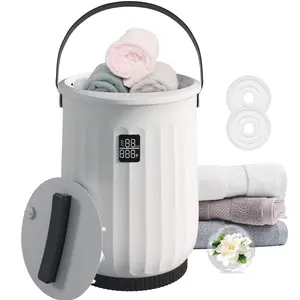 Deluxe Towel Bucket with 4 Modes & Self-Closing System - Instant Hot Water Suitable for Bathrooms, Spas, for or Commercial Use, Plug-and-Play, Ideal Gift for Festivals ( Plug, Voltage Compatible)