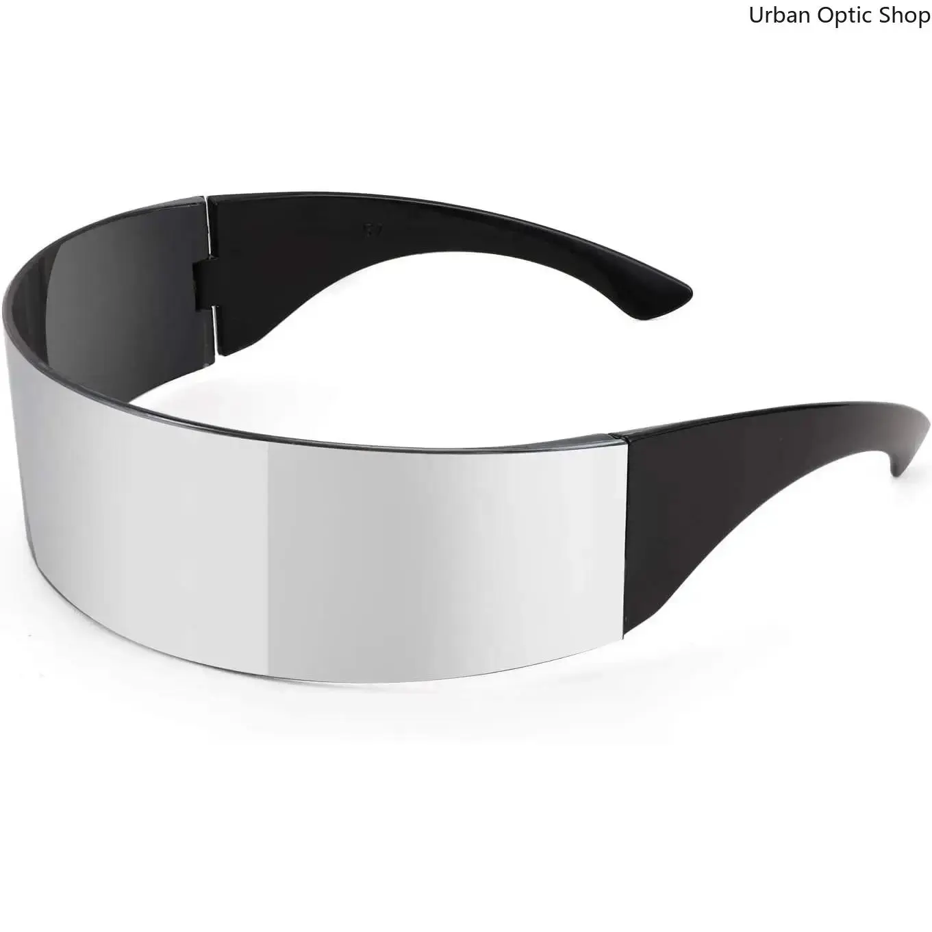 XUH Futuristic Cyclops Visor Sunglasses - Unisex Cyberpunk UV400 Protection Eyewear, Women's Cosplay & Streetwear Fashion Accessory Glasses, Unisex Fit Style