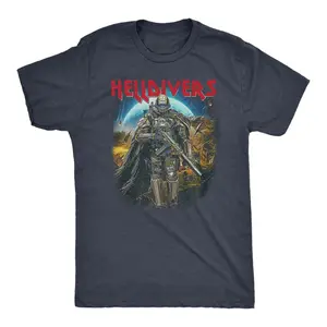 Personalized Helldivers 2 Skull Shirt - Helldivers 2 T-Shirt, Helldivers 2 Shirt, Parody, Men's, Gift for Gamer, Gifts, Hell Divers 2 Shirt, Helldivers Parody, Helldivers Shirt, Helldivers Tshirt, Malevelon Creek Shirt, Game Gift MKTVU/ 1483