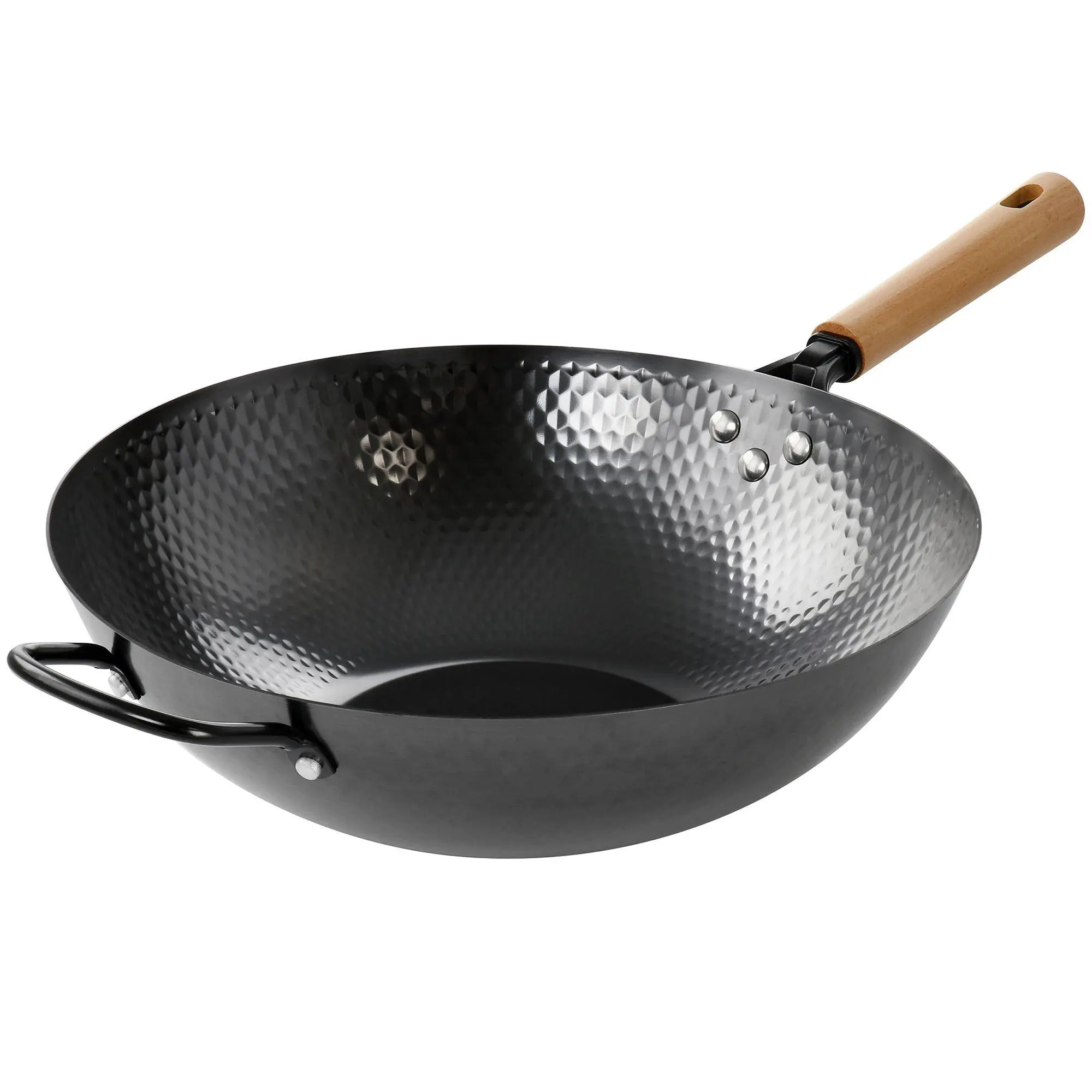 Oster Bressler 13.5in Nonstick Carbon Steel Wok Oster Bressler 13.5in Nonstick Carbon Steel Wok