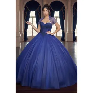 Sweet 16 Birthday Party Dress in Royal Blue Style Ball Gown