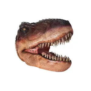 T-Rex Dinosaur Head Medium Life Size Statue