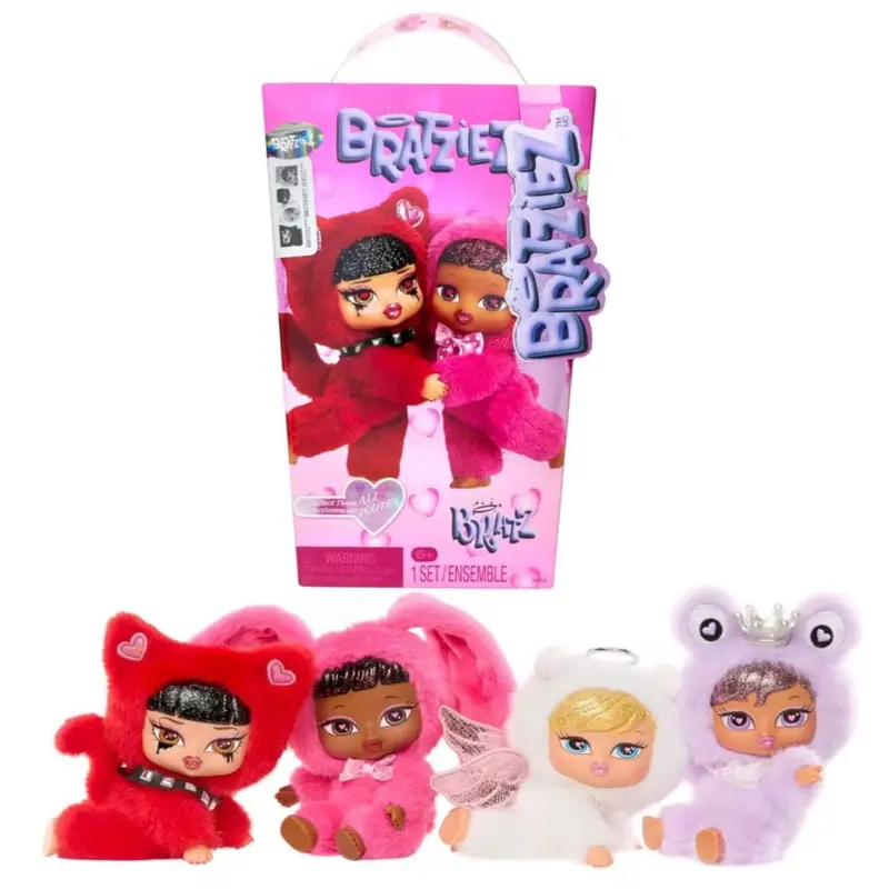New Genuine Bratz Bratziez Sweetheartz Blind Box Sweetheartz Keychain Keyring Vinyl Bratz Anime Figures Mystery Box Gift
