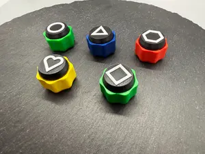 3D Printed Gonggi Fidget Clicker - Unique Gift Idea, Stocking Stuffer, Perfect for Stress Relief and Fun, Fidget Toy