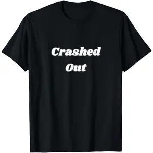 #TikTokShopRestock  Plus Size Crashed Out Internet Meme Design T-Shirt