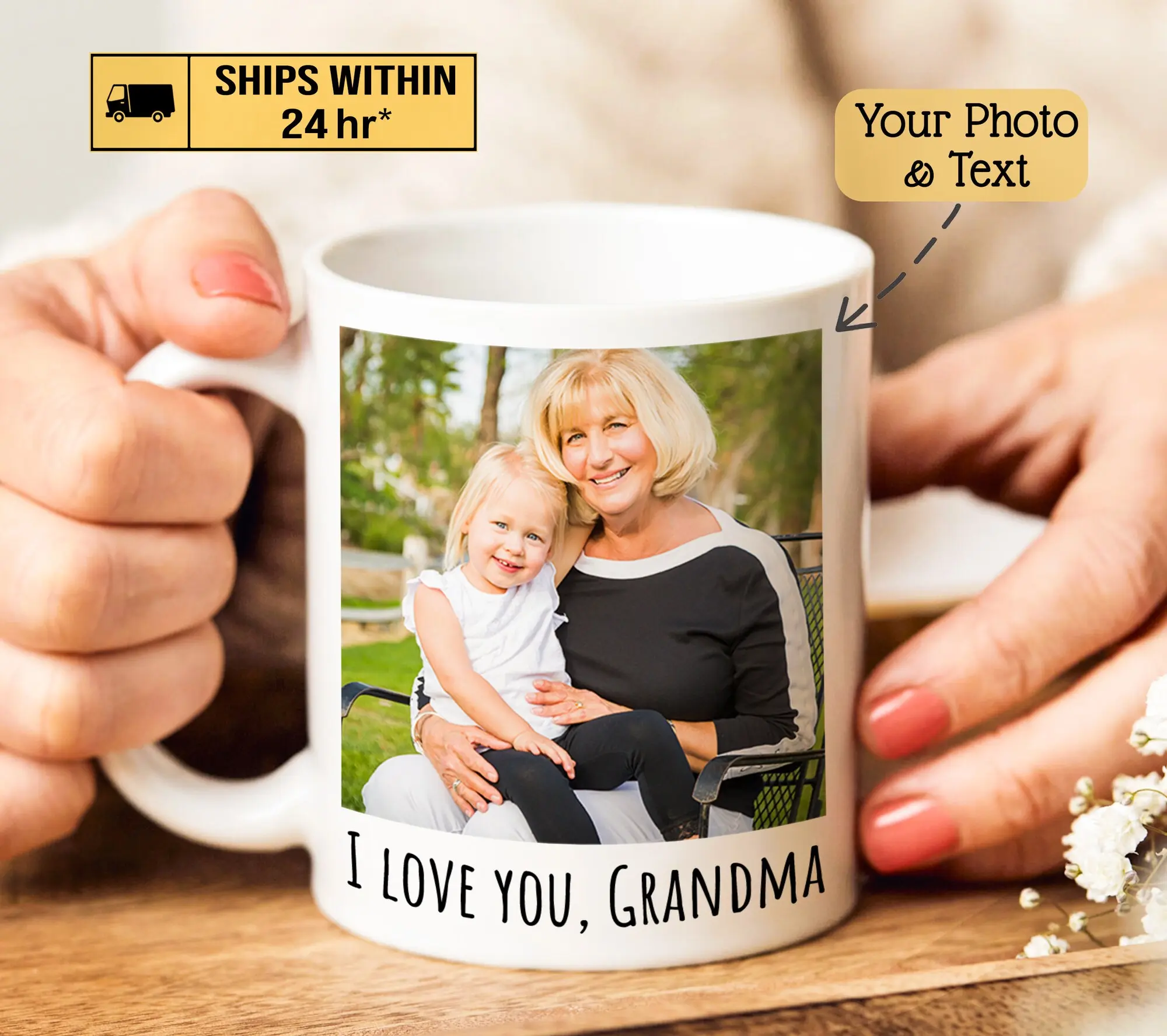 Personalized Photo Coffee Mug Birthday Gift, Custom Mug Gift for Mom, Anniversary Gift for Her-Him, Valentine's day gifts, Mug with Picture