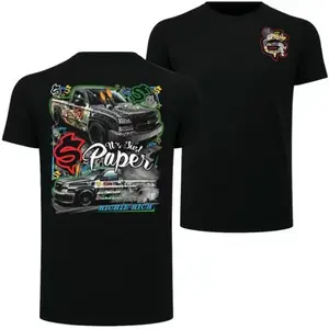 180g[100%cotton][MADE IN USA] It's Just Paper Right Rich shirt, Custom Truck Graphic Streetwear shirt for Lifted Truck Enthusiasts, Truck Meet and Car Show Gift for Men Women