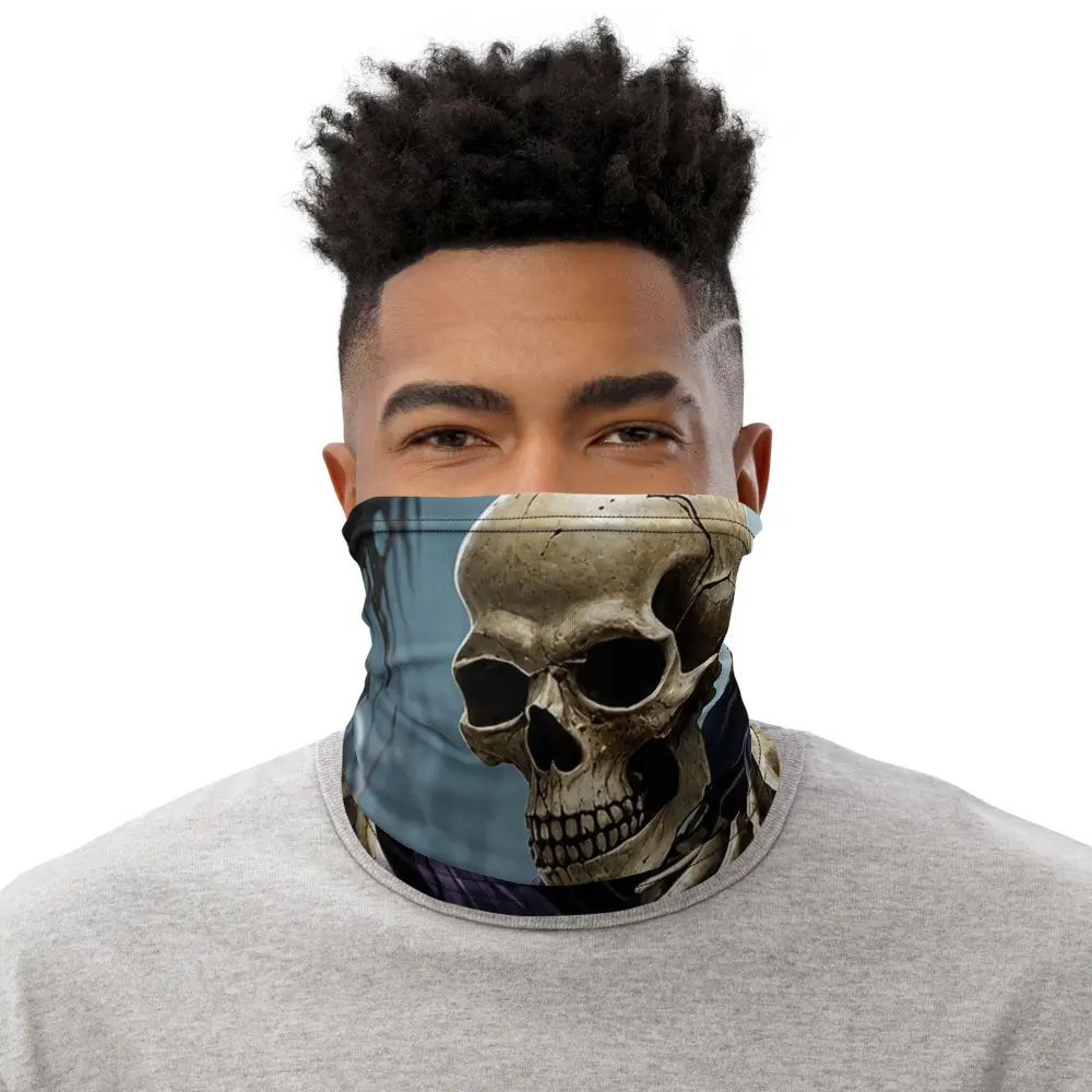 Neck Gaiter, Multi-Functional Fashion Accessory, Reusable Face Covering for Outdoor Activities