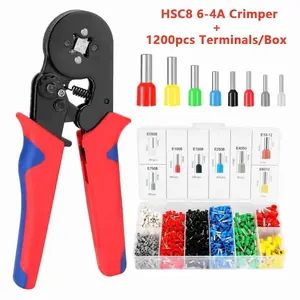 Multifunctional Wire Terminal Crimping Tool, 1 Set of Wire Crimping Tool Kit, Wire Crimping Tool Kit with Box, Vlog Kit, Heavy Duty, Wire Pliers, Hand Tools and Daily Deals