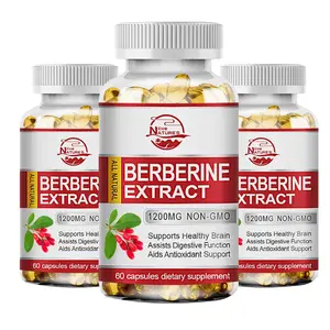 3 Packs Premium Berberine HCL 1200mg High Potency Anti-inflammatory,Healthy Cholesterol,Blood Sugar Support,60 Vegetarian Capsules,Gluten Free,Non-GMO