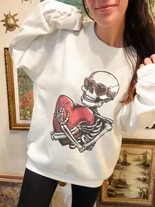 Skeleton Love Graphic Top