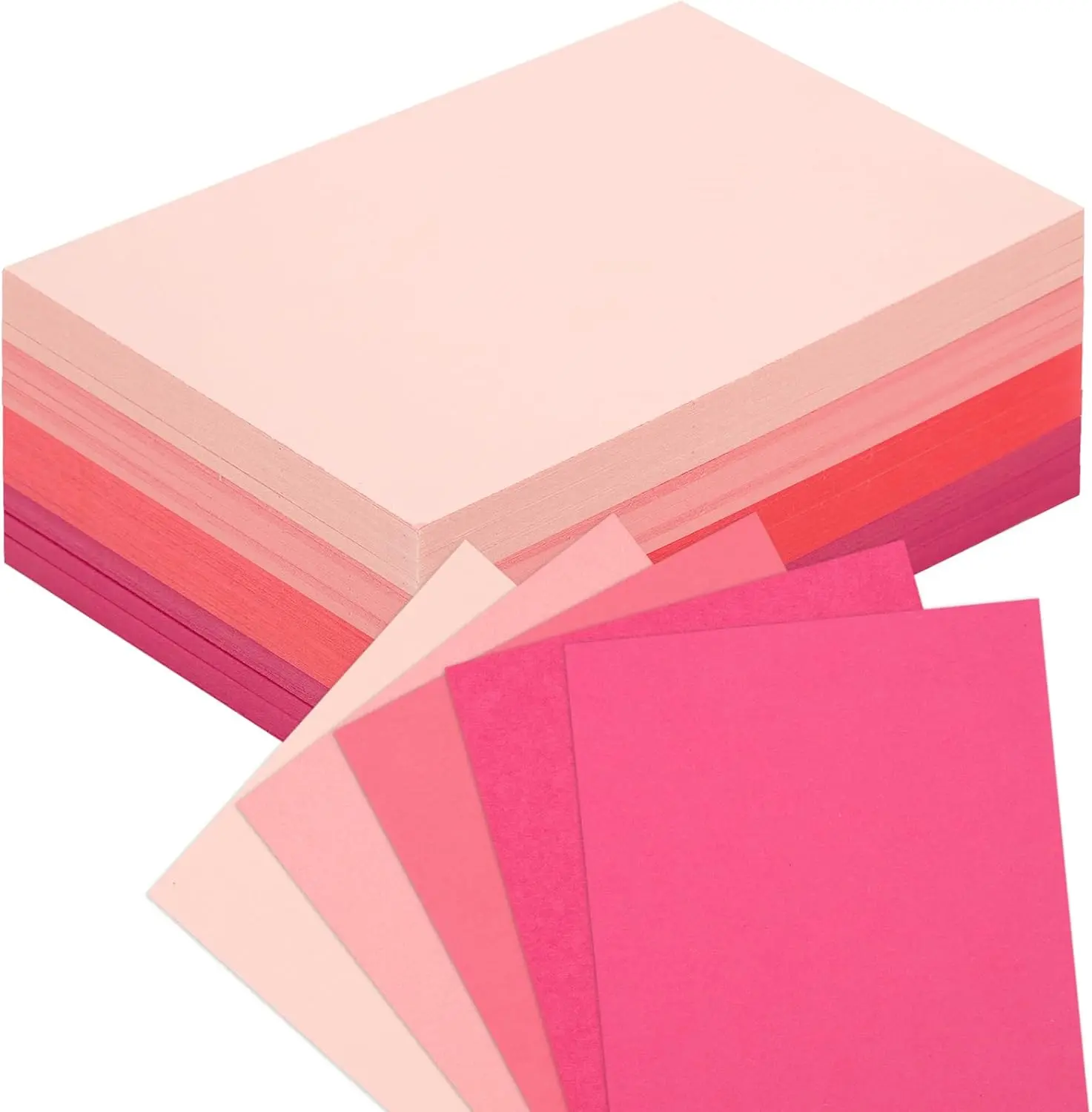 100 Sheets Colored Cardstock Blank Colorful Thick Paper 92LB/250gsm Cards Stock for Invitations, Postcards, Photos, DIY Crafts Greeting Card Making Scrapbook Supplies (, 4 x 6)