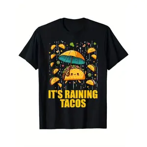 Summer t Shirts It'S Raining Tacos Funny Taco Lovers kids girls boys T-Shirt