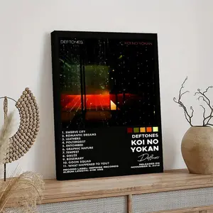 Koi No Yokan Album Cover By Deftones Artistic Wall Decor, Waterproof Canvas Poster, Cute And Vibrant Poster for Bathroom, Living Room, Bedroom, Dorm, A Perfect Gift Idea for New Year Home Decor