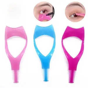Mascara Shield Lash Buddy Applicator Tool NINGLASH 3 Pcs Lash Applicator Makeup Cosmetic Mascara Guard Eyelash Tool, 3 in 1 Eyelash Tool Upper Lower Eye Lash, Mascara Separator Tool Eyelash Comb