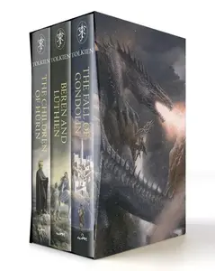 Great Tales of Middle-earth Box Set: The Children of Húrin, Beren and Lúthien, The Fall of Gondolin by J. R. R. Tolkien||Christopher Tolkien||Alan Lee [Hardback Book]